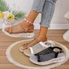 Fashion Summer Women Sandals Lightweight Hollow Sexy Flats Shoes Women New Flat Bottom Sandals Outdoor Luxury Shoes Zapatos De Mujer
