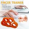 5 Finger Finger Strength Grip Band Elastic Silicone Wrist Gripper Band Mini Portable Muscle Building for Rehabilitation Training