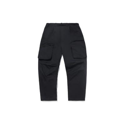 Li Ning Plain Loose Casual Pants Men Bottoms Black AKXQ517-1