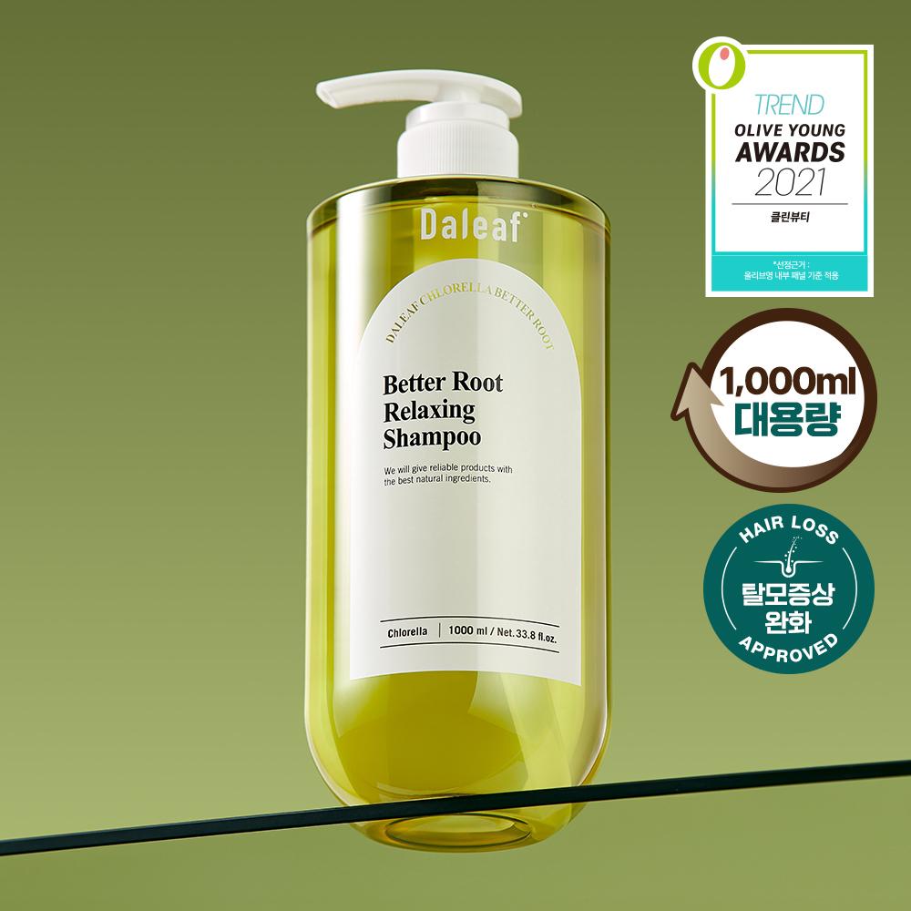 Daleaf Relaxing Shampoo 500ml (Hair loss relief/Scalp strengthening/Mildly acidic shampoo)