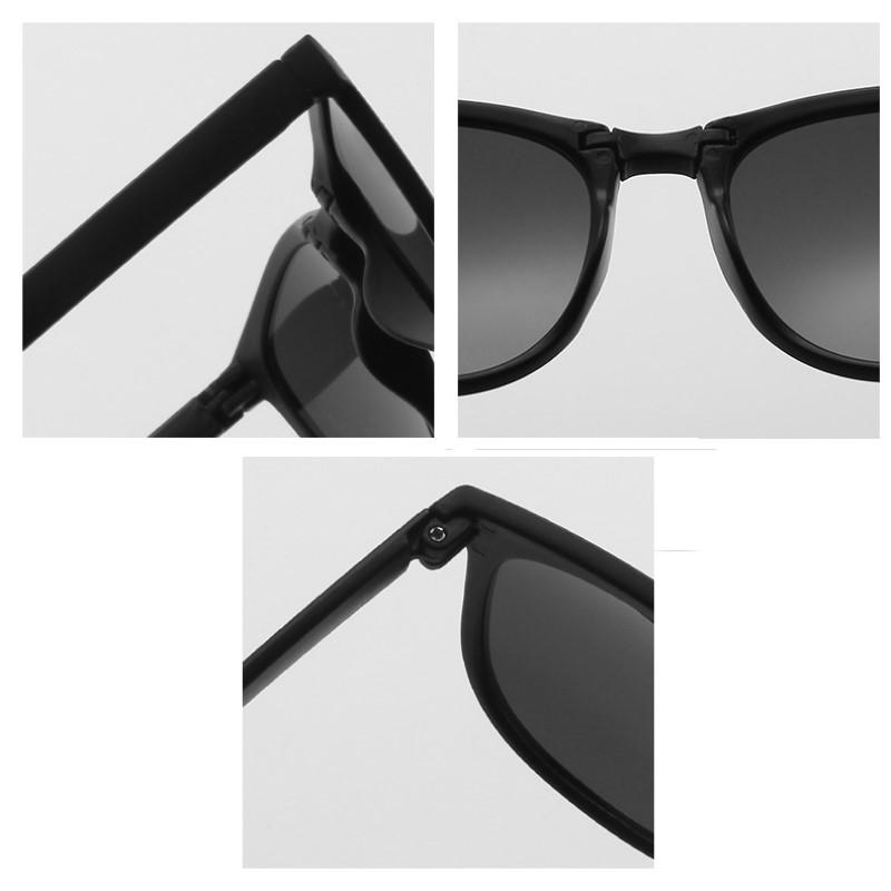 Folded Polarized Sunglasses New Women Fashion Light Sunglasses Small Frame Round Driving Retro Outdoor Glasses UV400