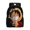 Zaino Moda Anime One Piece per Outdoor, Scuola Superiore, Escursionismo, Viaggio, Daypack per Uomini, Donne, Borsa a Spalla per College