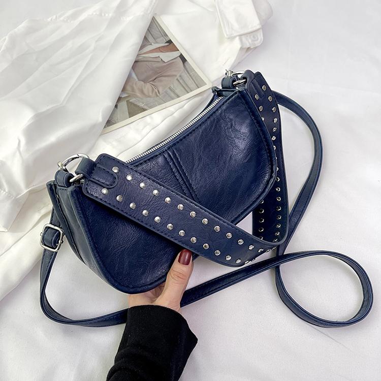 Minimalist Wide Shoulder Strap Square Bag For Women Fashion Solid Sequin Girls Small Wallet Textured One Shoulder Crossbody Bags