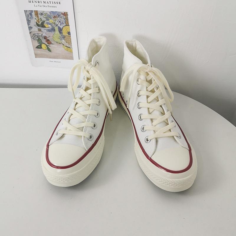 Canvas Shoes Female High-top Student Shoes Board Shoes 19