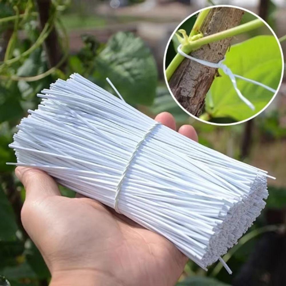 1000 PCS Iron Wire Reusable Twist Ties Reusable Plastic Wire Straps Twist Ties Gift Wrapping