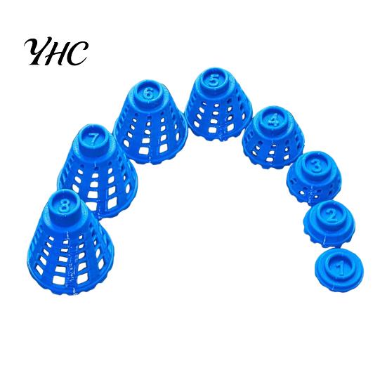 Long-lasting Golf Tees 8 Pcs Simulator Plastic for Outdoor Indoor Accessories Practice Training Mat Winter Turf And Driving Range Durable синий
