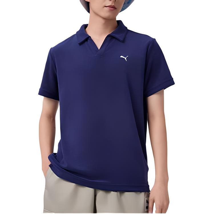 Puma Polo Shirt Men's Tweed Blue 671065-06