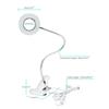 Dimmable Flexible USB Reading Lamp Next to Office Desk (Silver)