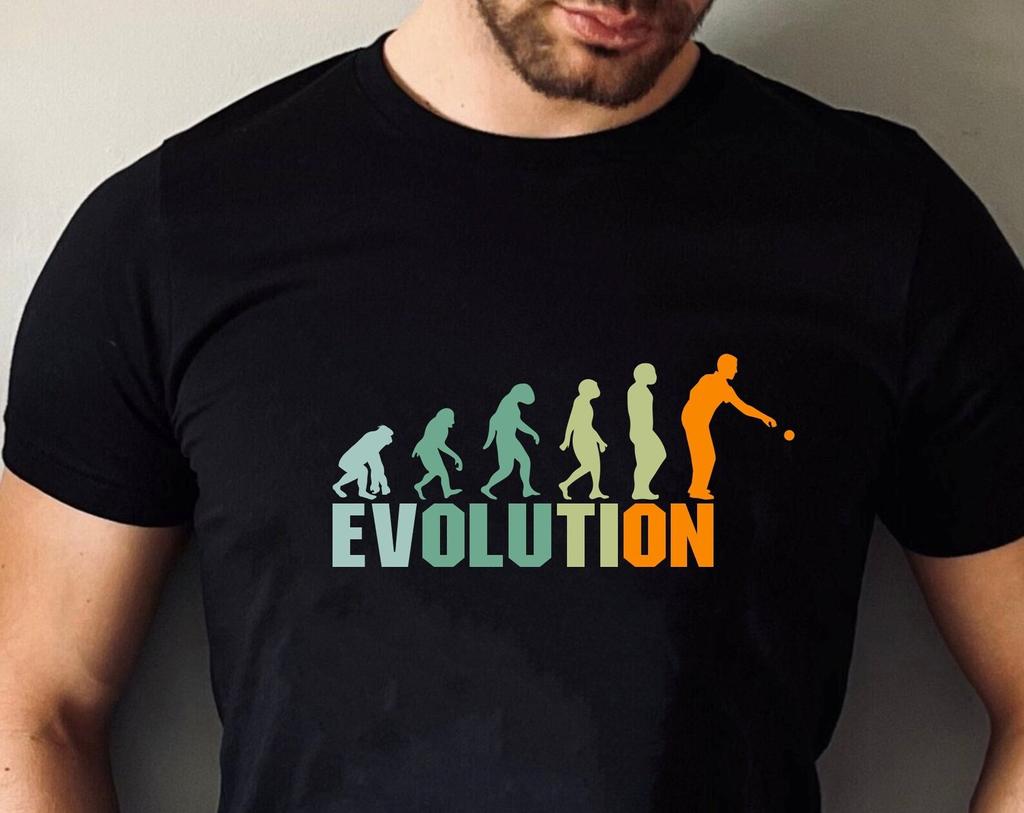 Evolution T-Shirt Evolve Shirt, Gaming Sports Lovers Shirt, Football Player Basketball Volley Ball Shirt Birthday Presents Christmas Xmas Tee