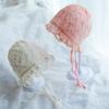 Cute Baby Girl Infant Soft Bonnet Cap Summer Lace Flower Newborn Baby Hat Princess Toddler Sun Hats Newborn Photography Props