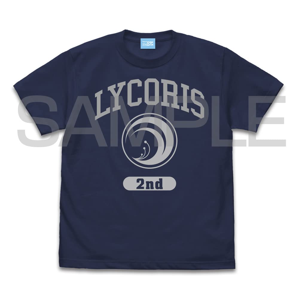 

2D Cospa Licorice Recoil Licorice 2nd College T-shirt INDIGO XL size