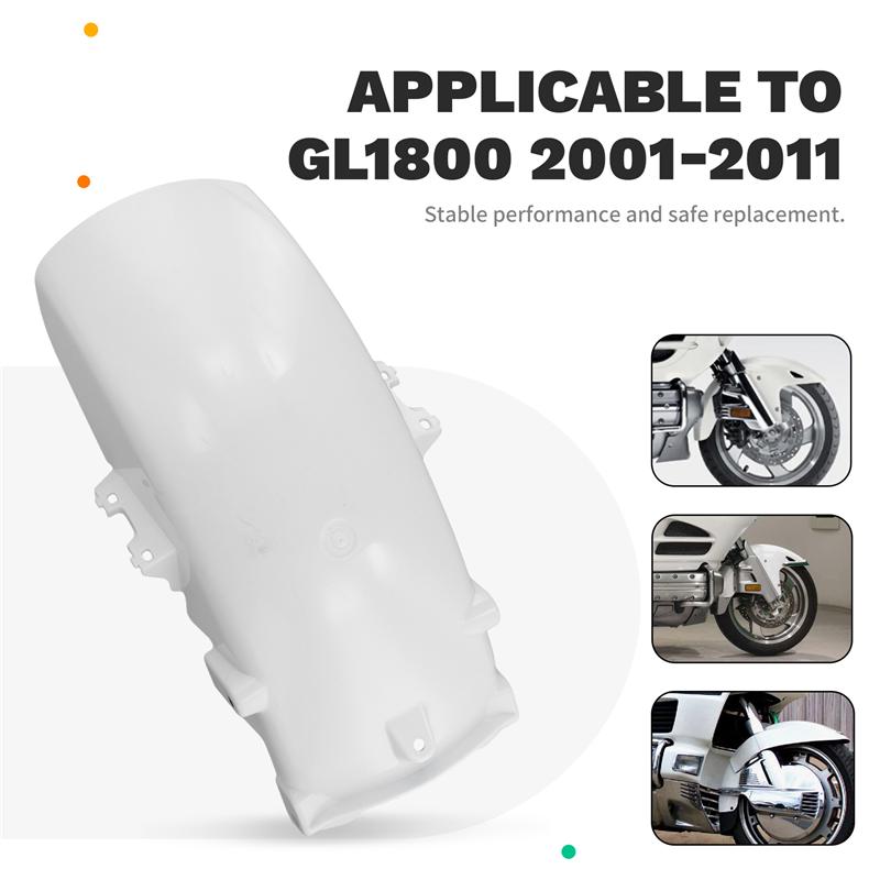 A58X-Unpainted Front Fender Fairing Cover Motorcycle For Honda Goldwing GL1800 2001-2011 Rear Half Guard Plate