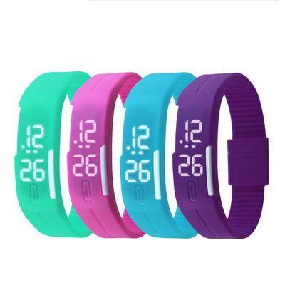 Sport Digital Children Watches Women Silicone Strap LED Display Kids Watch Girls Boys Wristwatch Man Clock