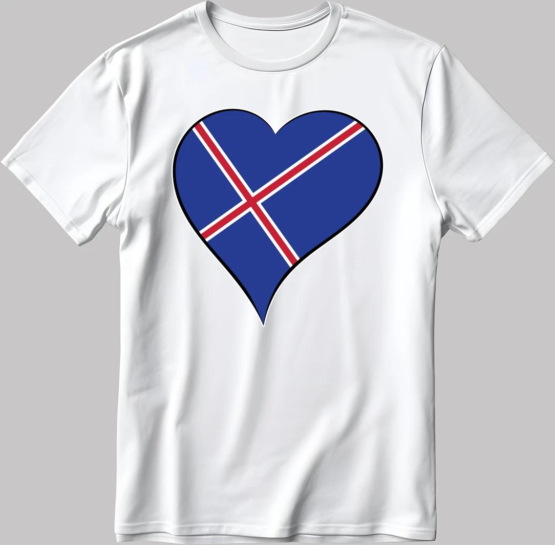 Iceland Eurovision Song Contest Malmö 2024 White-Black Men/Women T Shirt Q017 L
