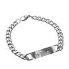 Braccialetto Foto Occhi Personalizzati Braccialetti con Foto Occhi Incisi Occhio dell'Amante Acciaio Inossidabile Regalo Gioiello per San Valentino