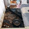 Vintage Nautical Chart Carpet for Living Room Game Rugs Soft Floor Cartoon Rugs Bathroom Rug Mat Yoga Mat Home Rugs for Bedroom
