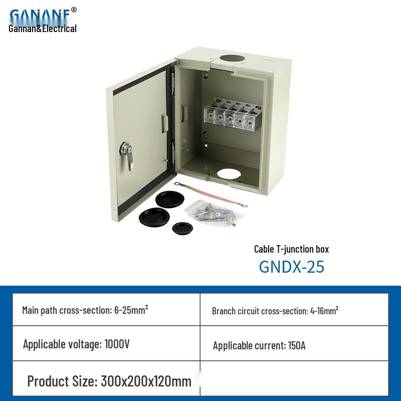 JXT1 Cable T-Connection Box, Copper Busbar – Model 50/35
