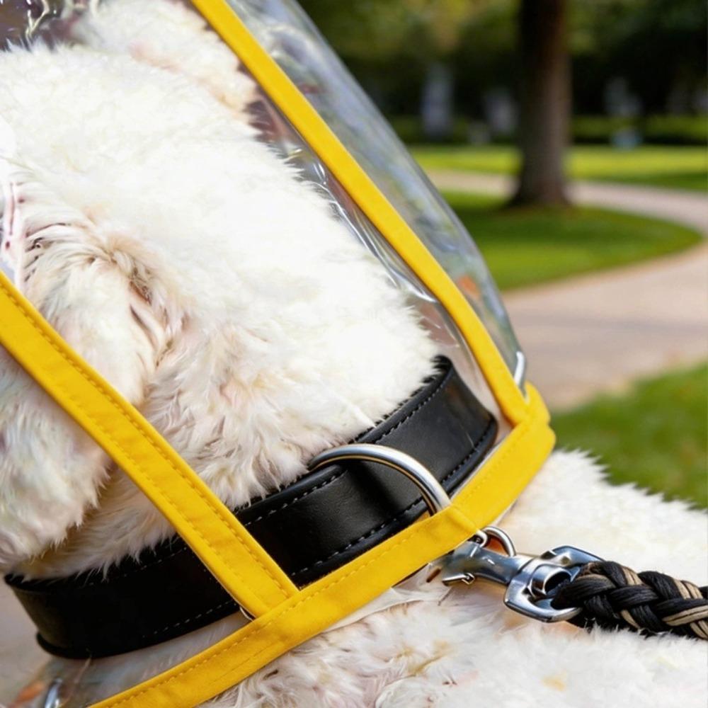 Dog Raincoat Transparent Whole Body Cover Waterproof Soft EVA Dog Walking Artifact on Rainy Days Small Medium-sized Pet Specific