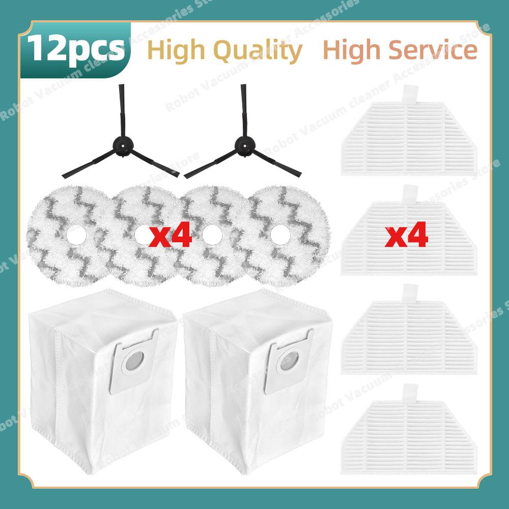 Compatible For Xiaomi Roidmi EVA SDJ06RM Parts Side Brush Hepa Filter Mop Cloth Rag Replacement Accessories