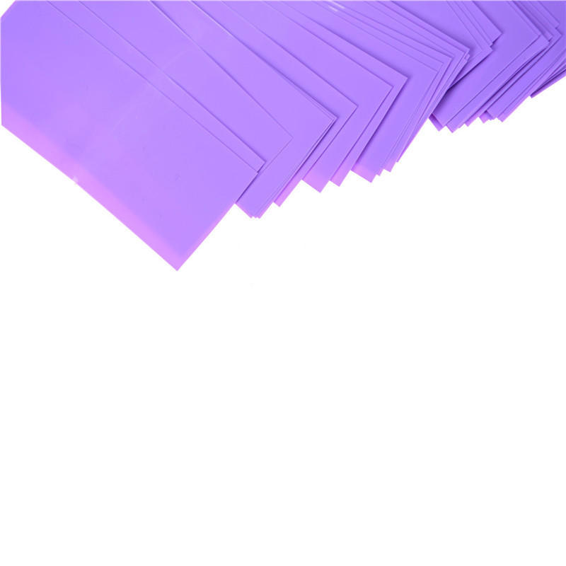 100Pcs 18650 Battery Wrap Pvc Heat Shrink Tubing Pre-Cut Precut