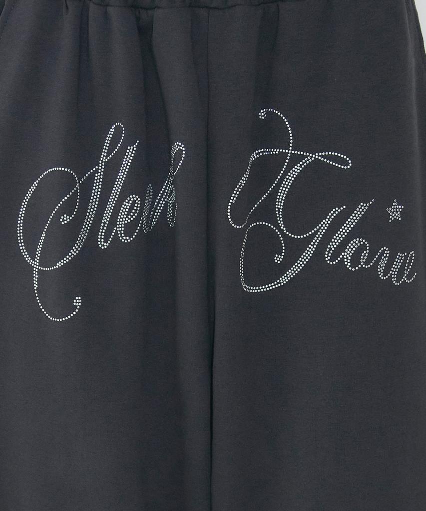 Seulliggeullou Hotfix Oversized Sweatpants [Charcoal]