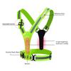 High Visibility Night Running Vest Adjustable Sports Vest  for  Night Warning Work Fishing