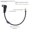Clema de Umflare Anvelope Auto Adaptor Tub Extensie Pompă Aer 2 în 1 Instrument de Reparare Anvelope Vehicul Poate Dezumfla Conector Furtun Accesorii