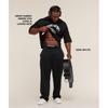 Gymshark Graphic Mesh Oversized T shirT Black A4b2g Bb2j