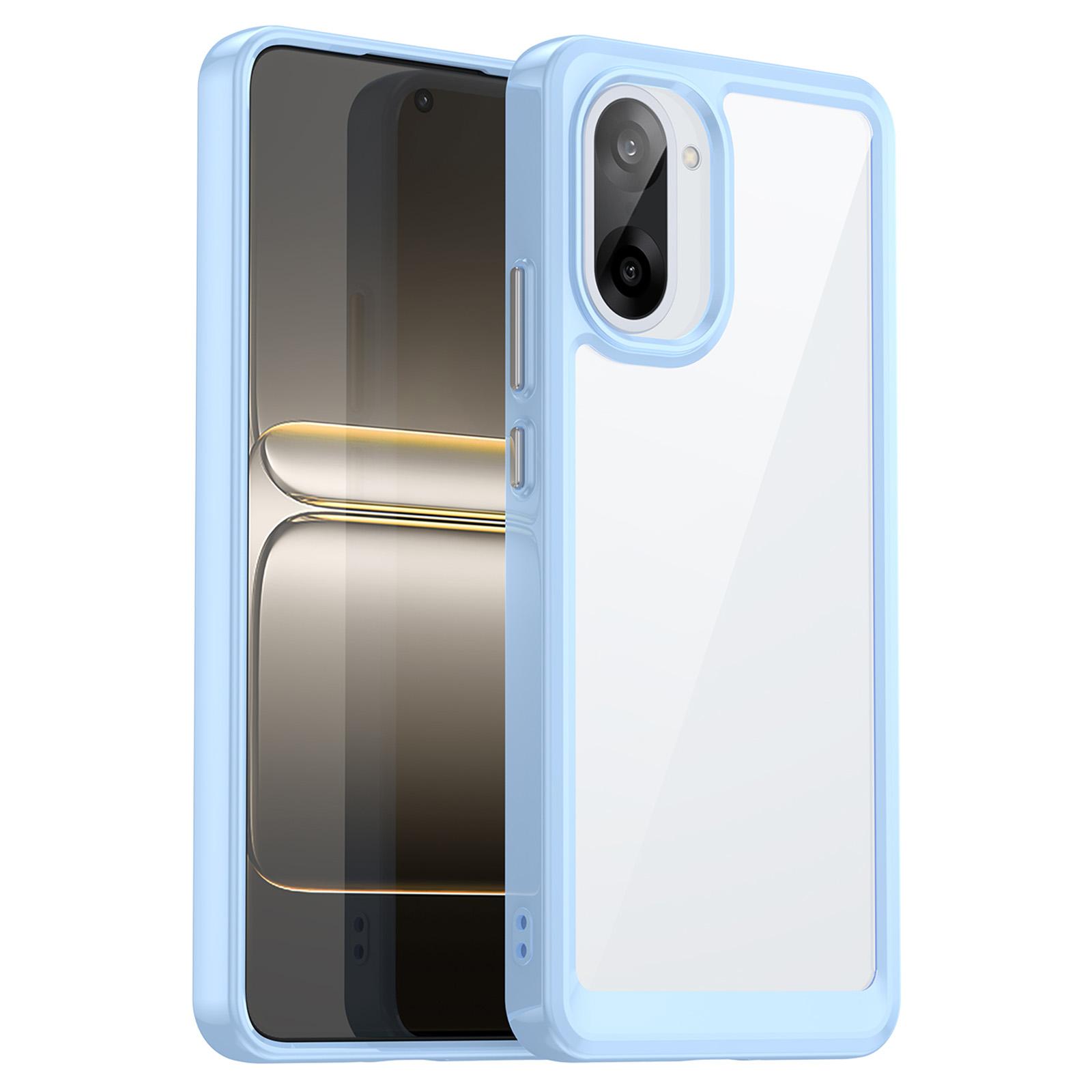 

Для OnePlus Ace 5 Racing 5G/Nord CE5 5G Чехол TPU+Акрил Защитный Прозрачный Чехол для Телефона Blue