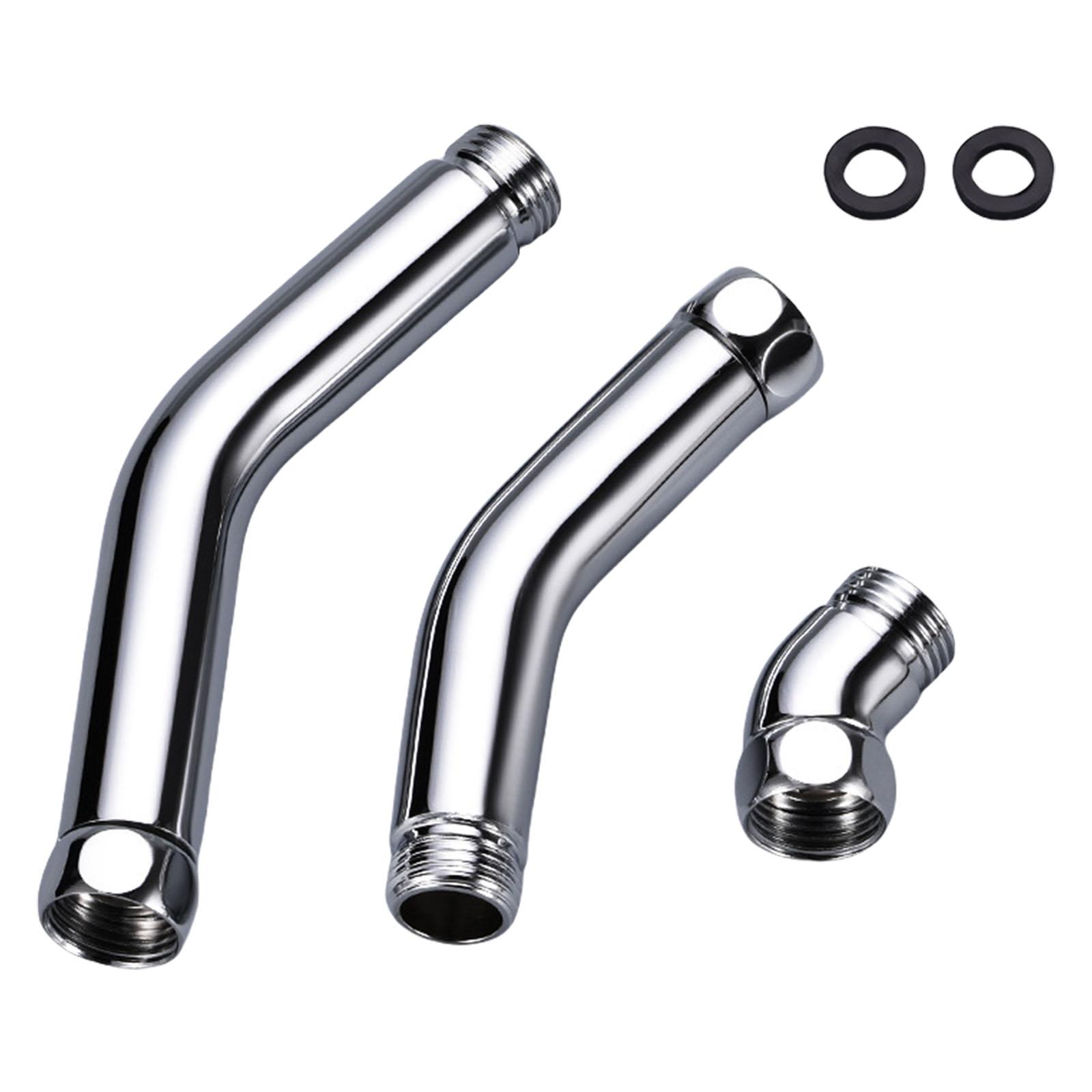 

Набор из 3 регулируемых переходников для душевого шланга 135 градусов, аксессуар для ванной комнаты для ручных и верхних душей, для ежедневного использования