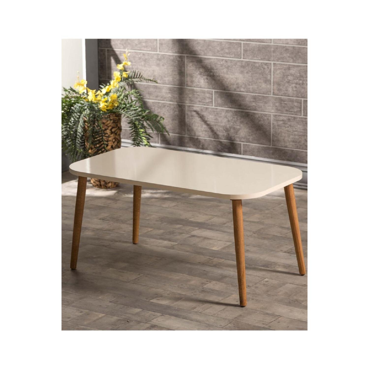 

Журнальный столик Kr Wood Lathe Leg Cream