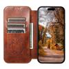 Wireless Charging Leather Wallet Cards Solt Case for IPhone 14 Pro Max 14Plus 15 13 12 for Magsafe Kickstand Magnetic Bag Cover