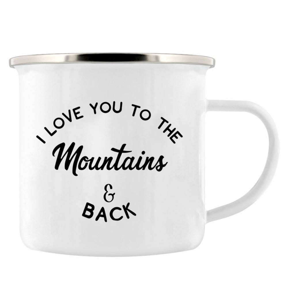 

Валентинки акварельные кружки для походов, походов, кемпинга и активного отдыха в горах кружка для походов, походов, костра кружка для походов, подарок на День святого Валентина