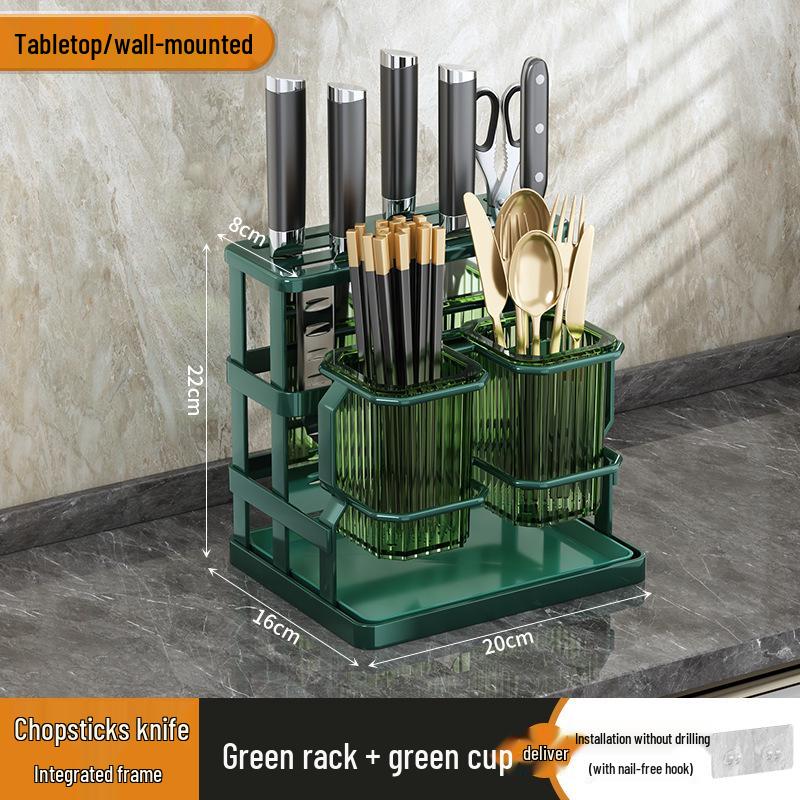 Nordic Luxury Kitchen Utensil Holder - Spoon & Chopstick Storage Rack