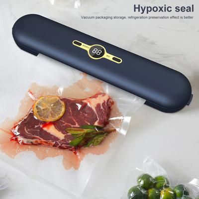 Vacuum Sealer Machine with 10 Bags One-Button Operation Wet/Dry Functions UK Plug Compact Automatic Food Vacuum Sealer Kitchen Supplies