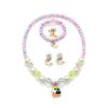 Unicorn princess accessories set, linking crown necklaces, headbands, girls' princess dress accessories, cross-border foreign trade