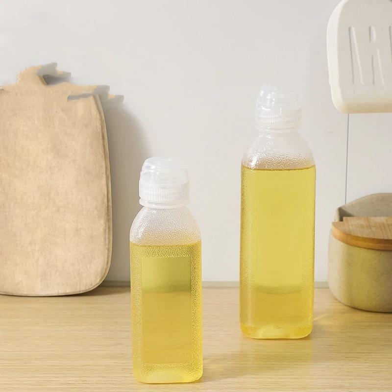 5Pcs 300/500Ml Squeeze Seasoning Bottles Screaming Oil Control Bottle High Temperature Oil Resistance Soy Multifunction