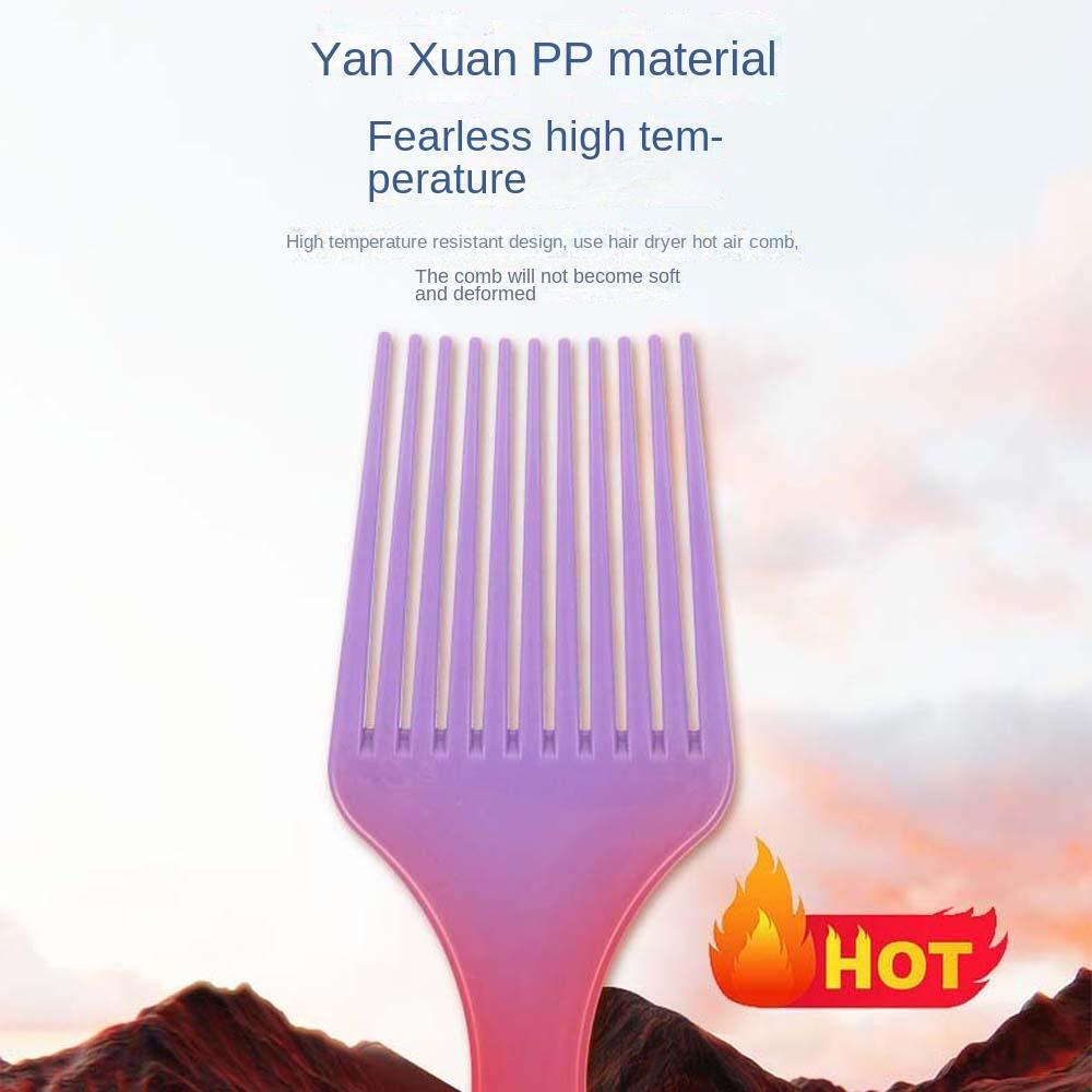 Gaffel Hårbørste Oljehode Gaffelkam Hårtilbehør Bredtannet Hårkam Fargerik Frisør