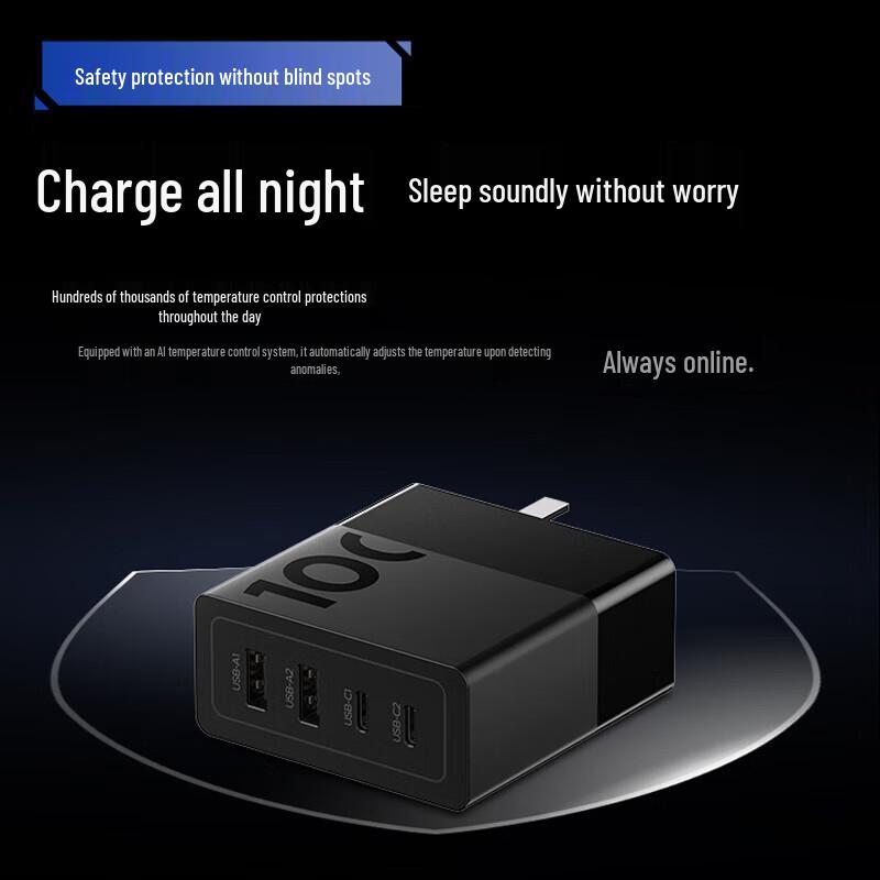Lenovo thinkplus 100W GaN 4-Port USB-C/A Charger