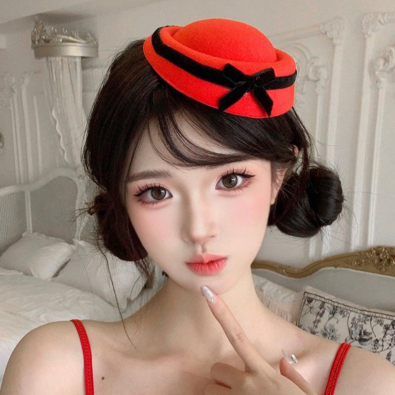 Big Flower Top Hat Hair Clip Mesh Hat With Feather Hair Clip Wedding Prom Party Accessories Headbands For Women