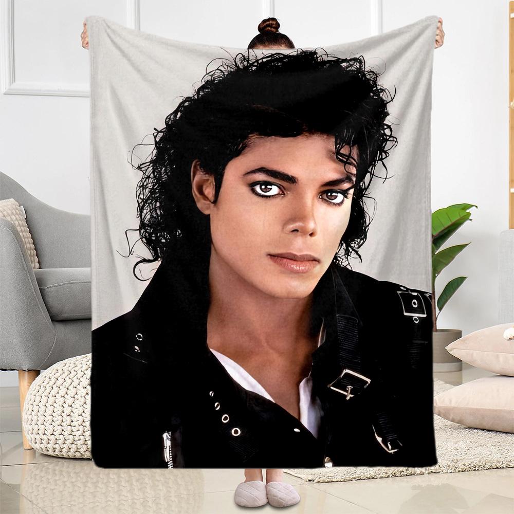 Michael Jackson 31 Blanket Warmthful Decor Great for Office Sofa Bedding Four Seasons Multipurpose Digital Print Gifts For Family Or Friends