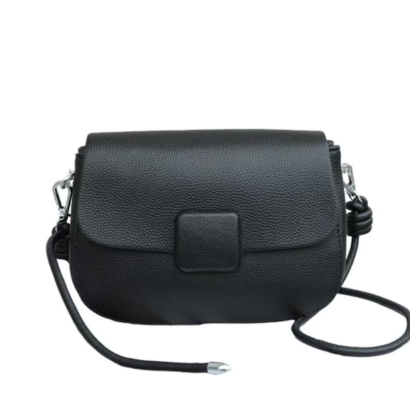 Genuine Leather Women's Handbag, Small Square Bag, Women's Crossbody Bag, Shoulder Bag, Underarm Bag