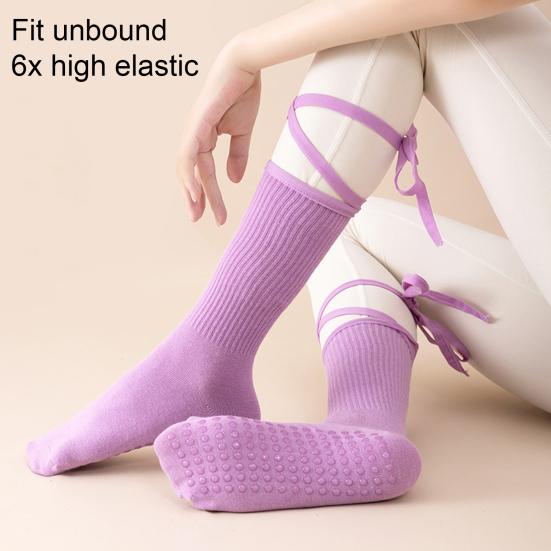 

Шкарпетки для йоги та пілатесу з нековзними підошвами для жінок, шкарпетки до щиколотки на зав язках, шкарпетки-гріпи з мереживом на шнурівці для бару, балету, танців фарби люмінесцентні зелений колір