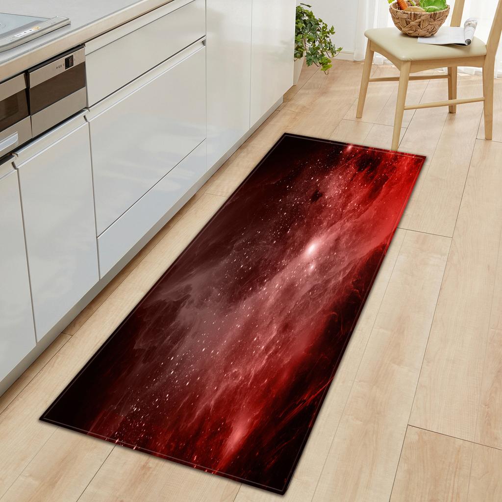 Kitchen Long Starry Sky Floor Mat Doormat Carpet Floor Mat
