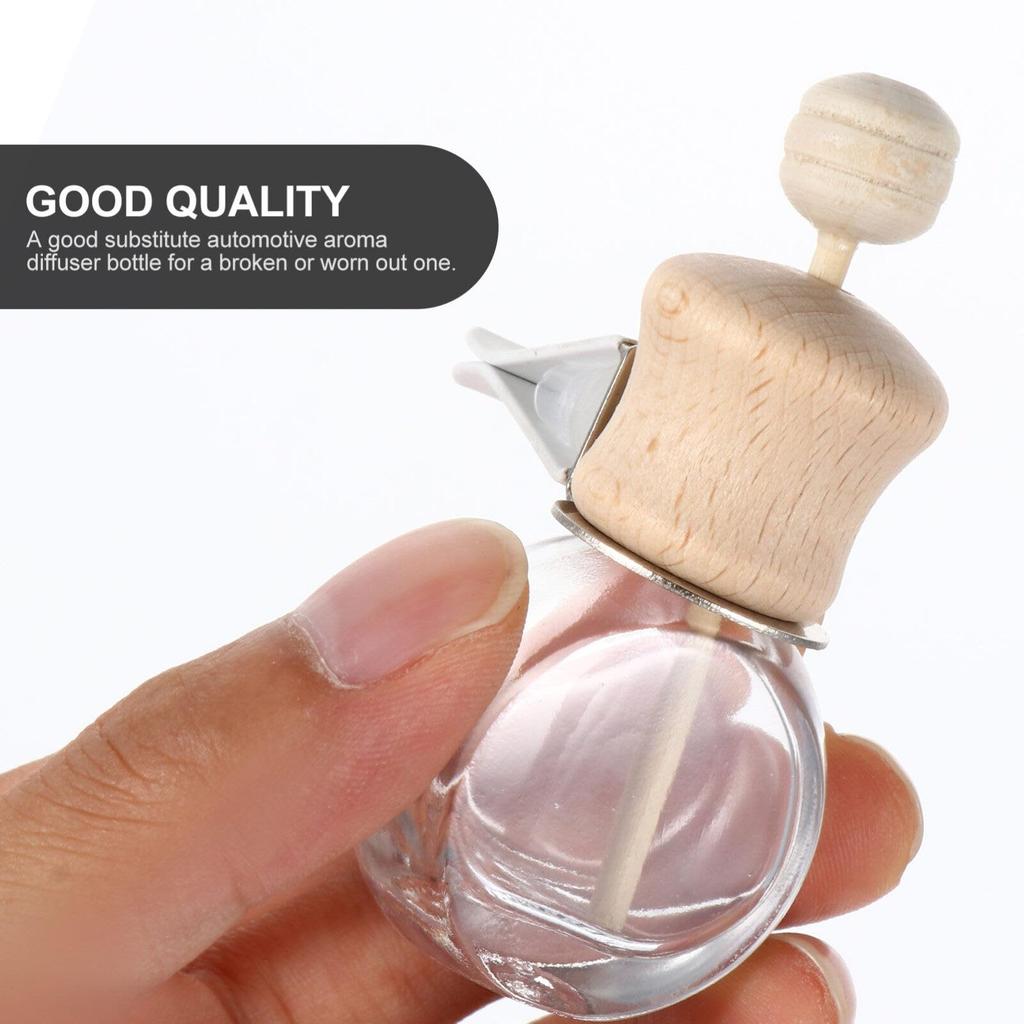 Minkissy Aroma 15ml Glass Bottle for Car Hanging Aroma Car Bottle