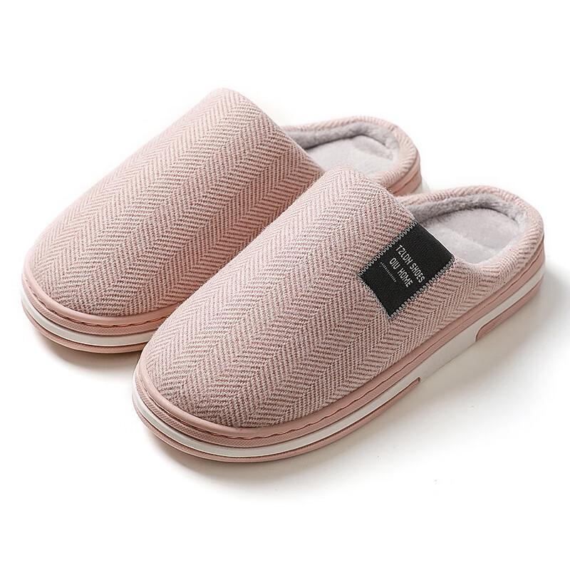 Women s Autumn Winter Warm Indoor Non-slip Cotton Slippers Please Select Size