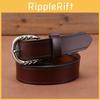 Genuine Womens Leather Waist Belt With Trendy Metal Clasp For Fashion Everyday