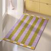 Simple Striped Door Floor Mat, Wear-Resistant And Dirt-Resistant Porch Door Silk Ring Foot Pad Can Be Cut Non-Slip Carpet