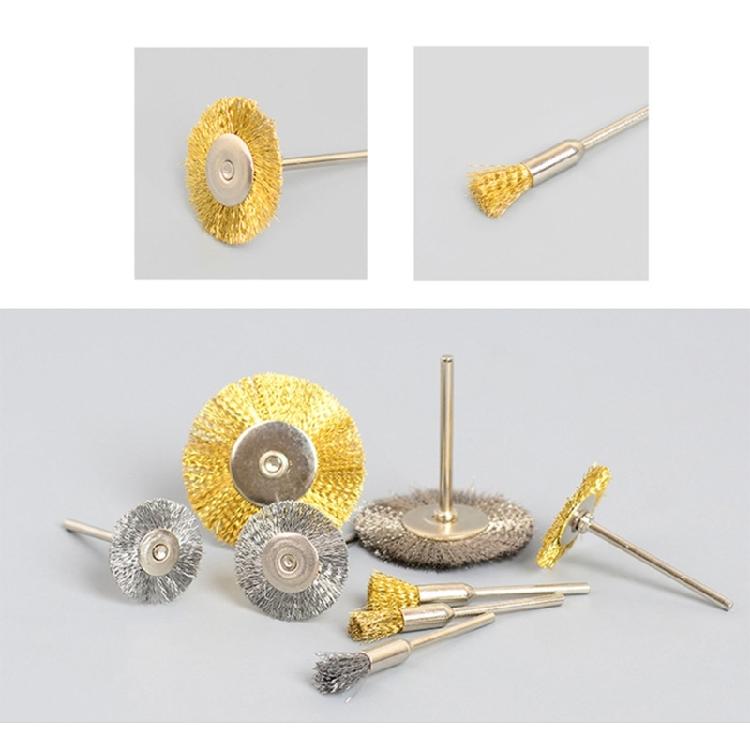 Durability Copper Steel Wire Wheel 2.35mm Round Shank For Effective Metal Surfaces Preparation And Finishing Work