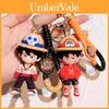 Colorful One Piece Keychain Luffy Hoodie Silicone Keyring Perfect For Parties